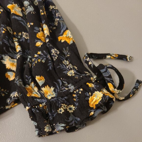 American Eagle Blouse - XS Navy Blue Floral - Picture 10 of 13